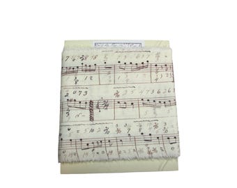 Tim Holtz Fabric Strip, Symphony, Junk Journal Ephemera, Slow Stitch, Mixed Media, #PWTH022, 3x44 inches