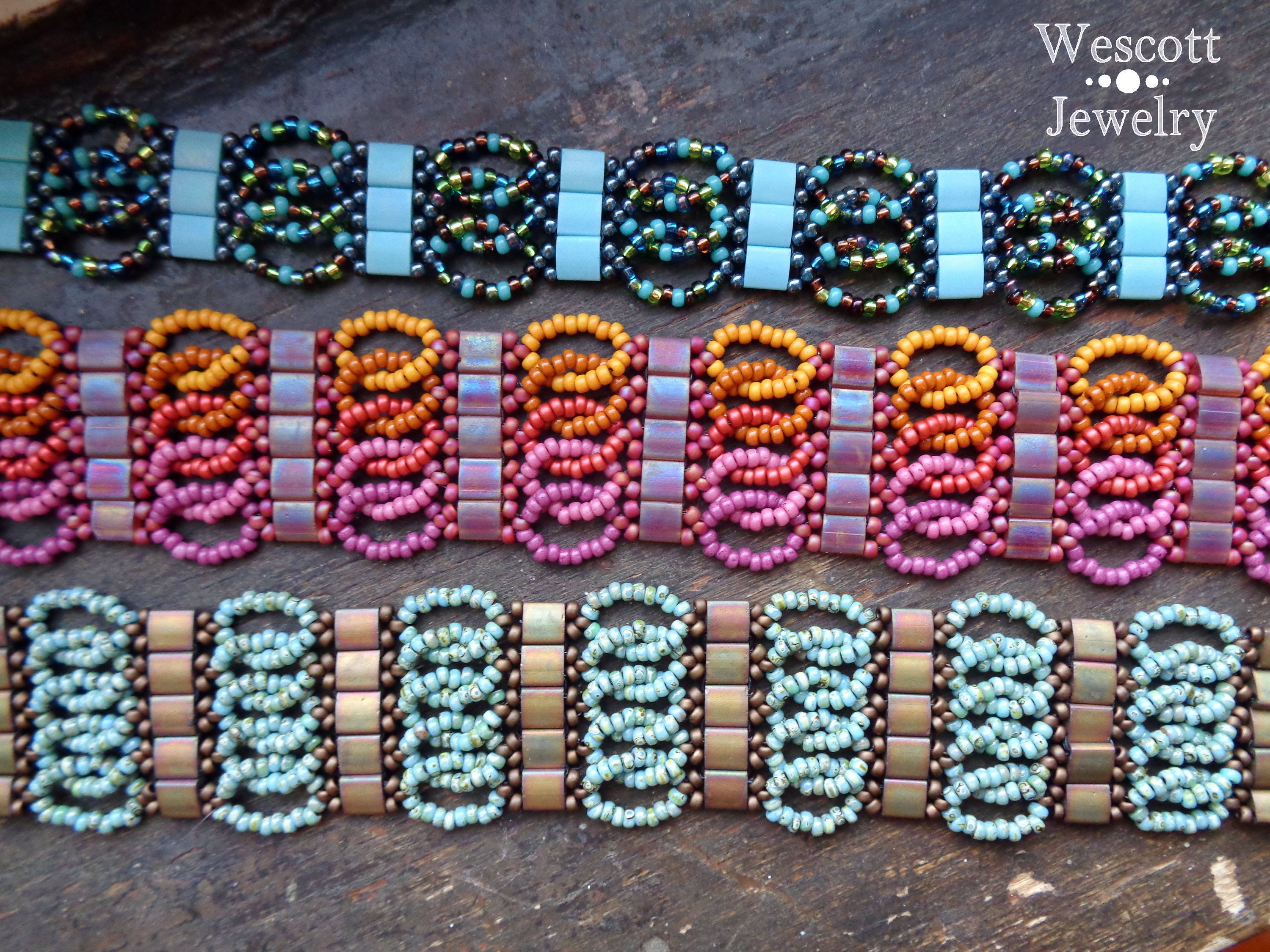 Bead Weaving 101 – Two Needle Cross-weave Technique for RAW and Ladder  Stitch – The Alluring Bead Boutique