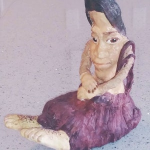 Moona Lisa Rocks&quot; original sculpture By GWimby