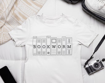 Bookworm shirt, book lover gift, teacher shirt, reading t-shirt, book shirt, librarian shirt