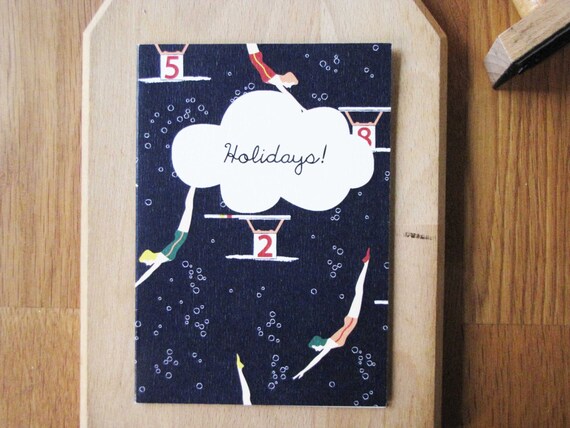 Jolie carte de vœux Holidays