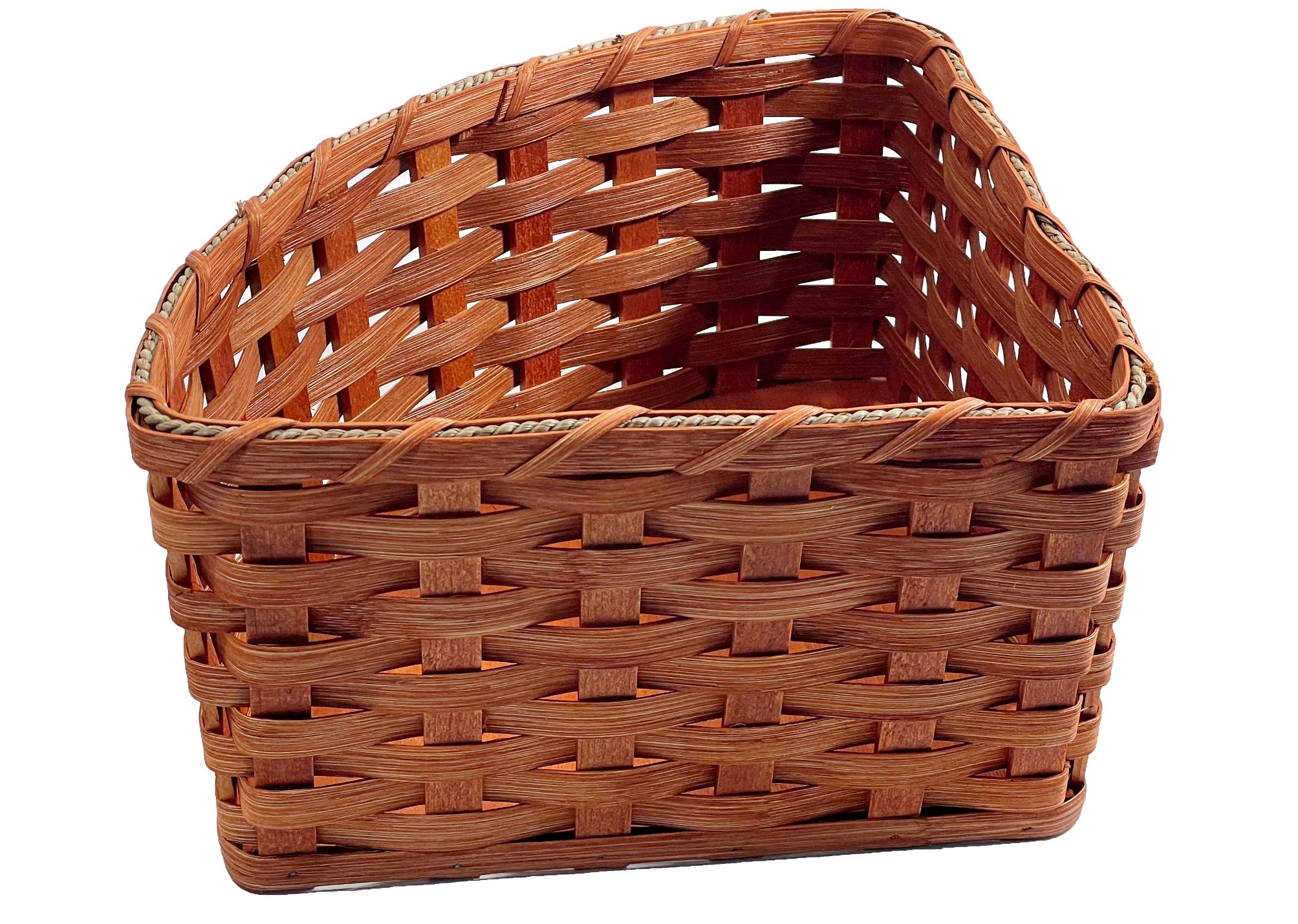 Knitting Basket  Amish Wicker Yarn Storage & Organizer – Amish Baskets