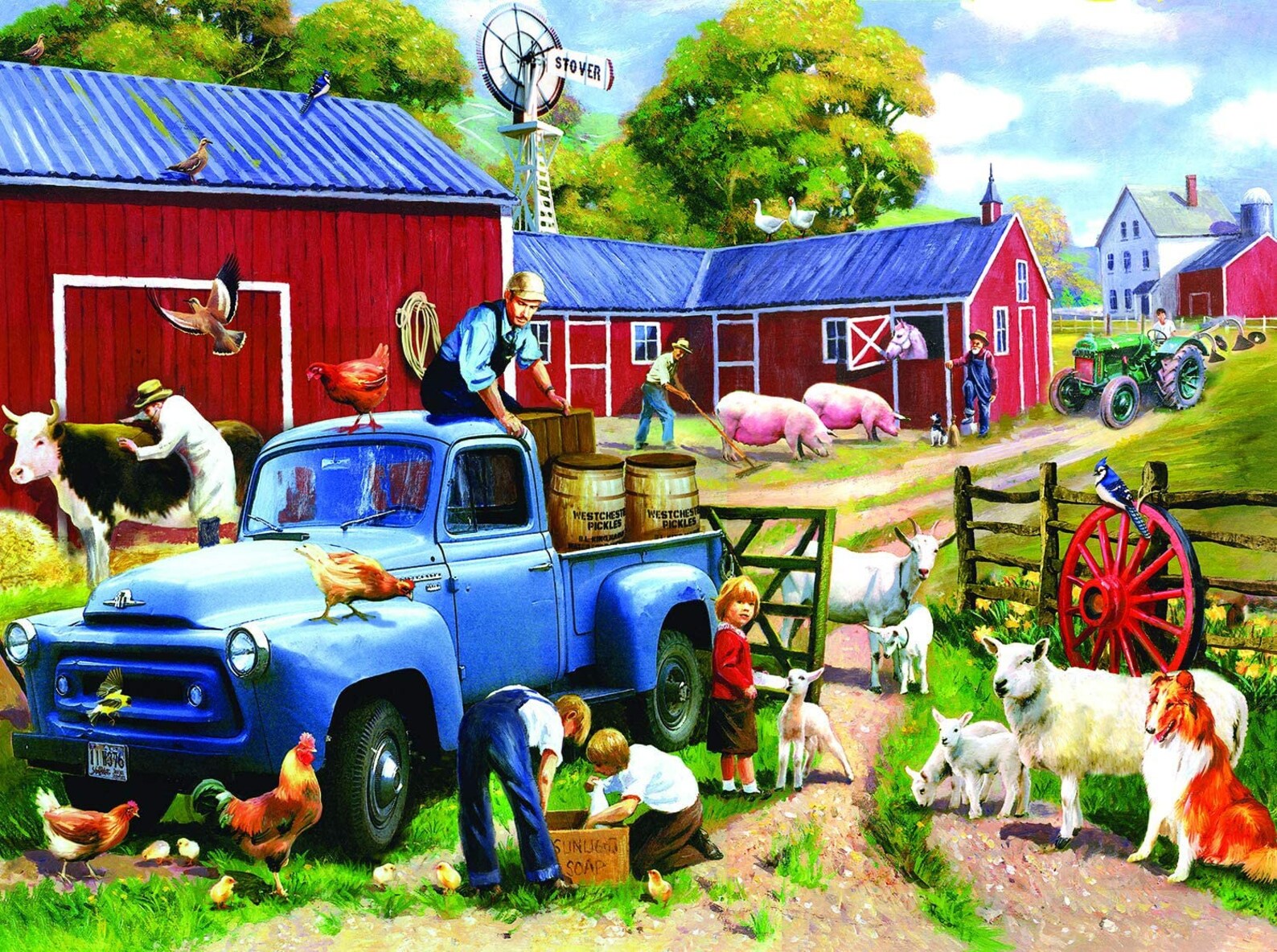 On the Farm тема