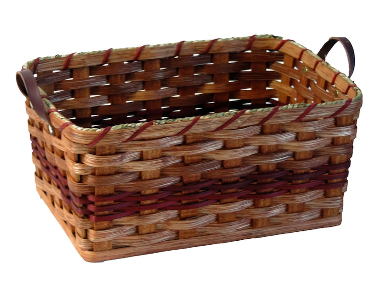 Amish Handmade Large Rectangular Fruit Basket Etsy