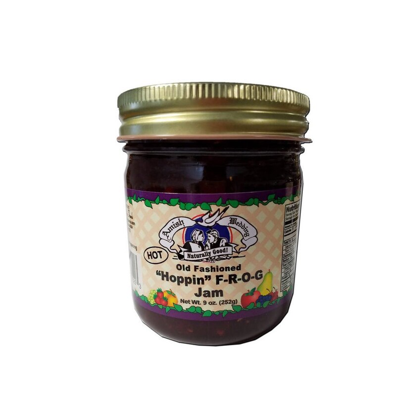 Amish Made Hoppin' FROG Jam 9 Oz. 2 Jars FREE Etsy