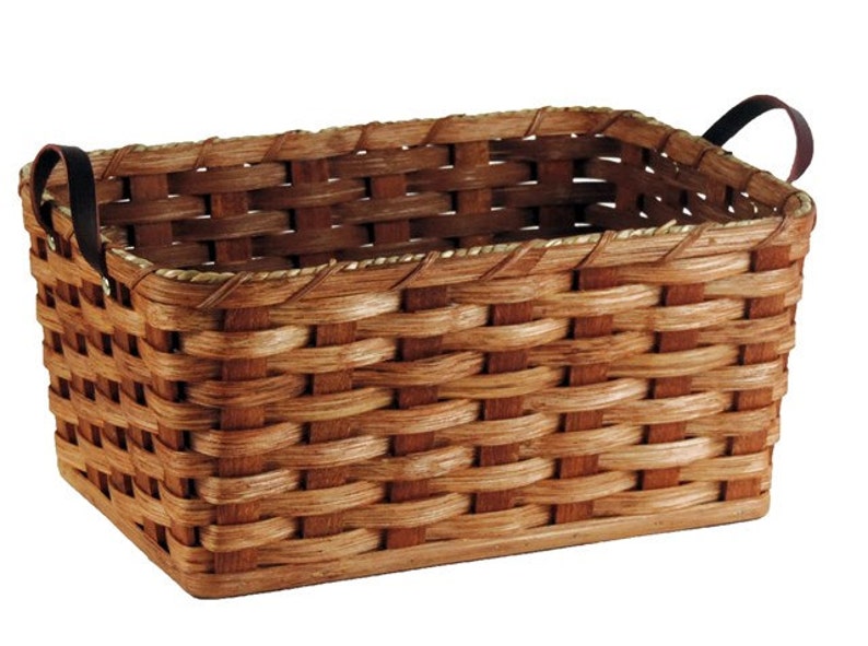 Amish Handmade Large Rectangular Fruit Basket Etsy