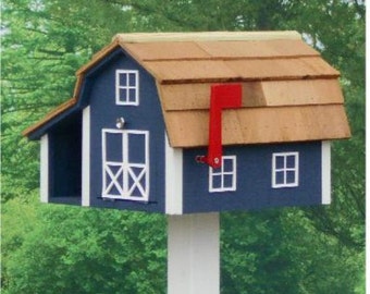 Amish Made Painted Mailbox Combo