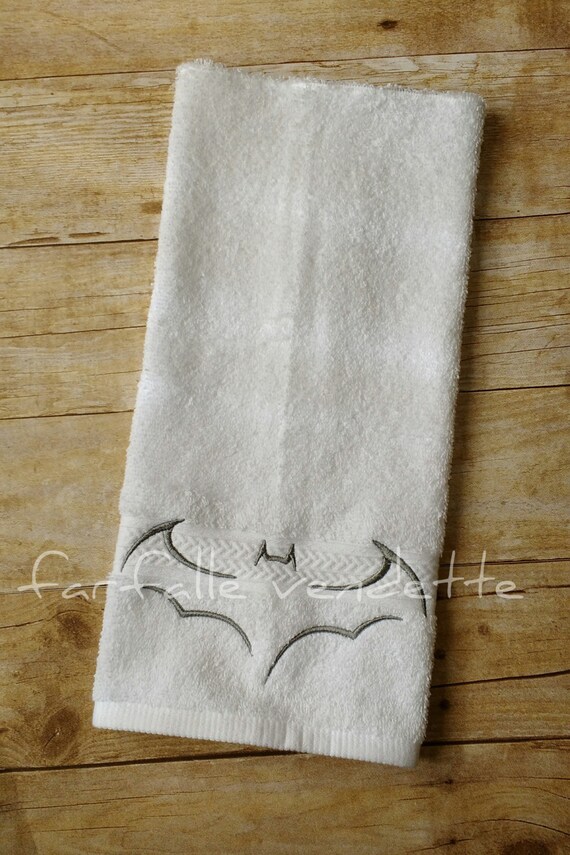 Items similar to Bat Hero Hand Towel on Etsy