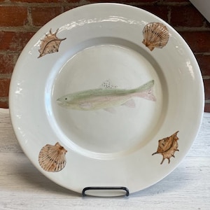 Large Serving Platter ~ Seaside Collection ~ Hand Painted And Handmade in Portugal ~