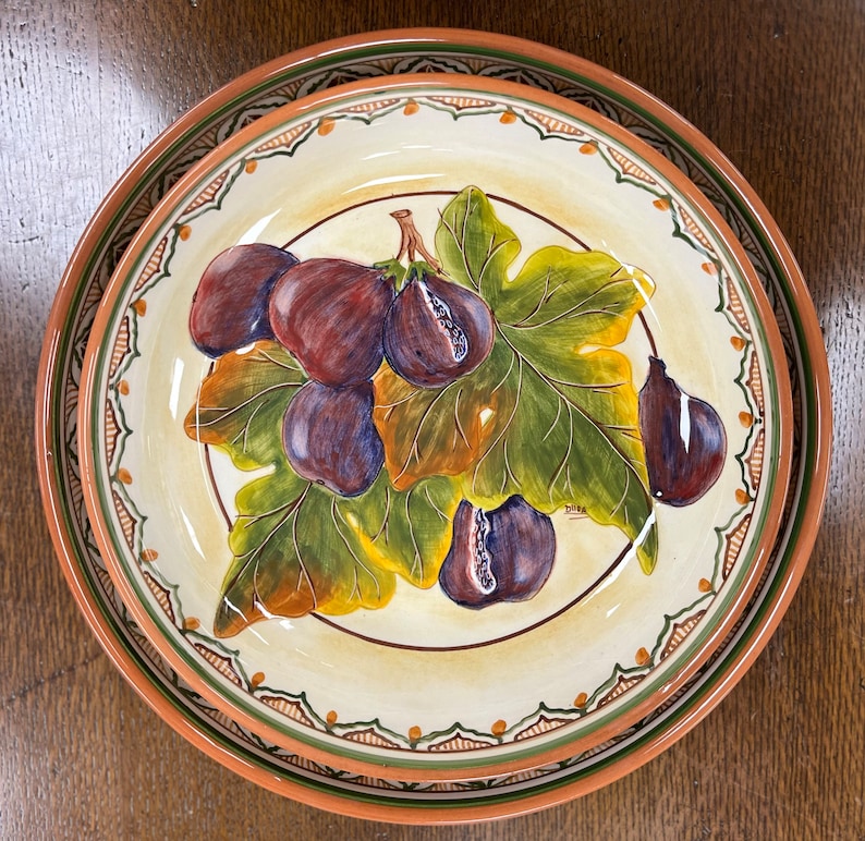 Figs Figo Large Round Serving Bowl/ Fruit Bowl/ Pasta Bowl image 5