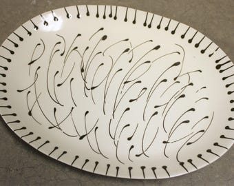 Willow Collection Stoneware/Tabletop Large Oval Platter