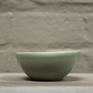 Ceramic Mini Bowl set of 4 / Dip Bowl / Snack Bowl in Herbal Garden / Portuguese Dinnerware / Serveware / Organic Collection
