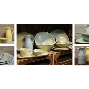 Ceramic Pitcher in Rainfall / Portuguese Dinnerware / Serveware / Organic Collection image 4