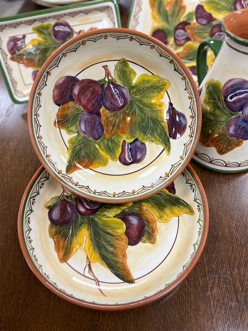 Figs Figo Large Round Serving Bowl/ Fruit Bowl/ Pasta Bowl image 4