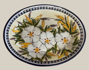 Wild Flower (Flor Silvestre) Oval Serving Platter