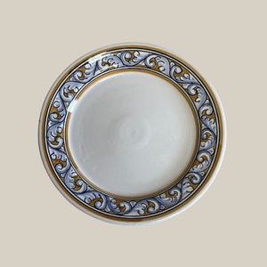 Small Plate Set of 4 ~ Dessert Plate ~ Decorative ~ Hand Painted ~ Made in Portugal