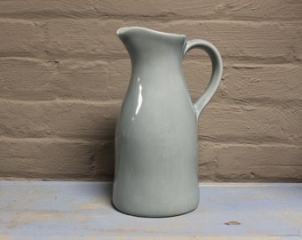 Ceramic Pitcher in Rainfall / Portuguese Dinnerware / Serveware / Organic Collection