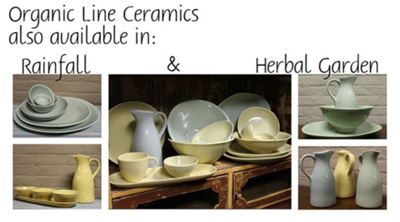 Ceramic Medium Serving Bowl in Provence Cr\u00e8me Portuguese Dinnerware Serveware Organic Collection