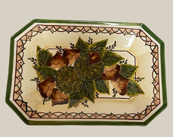 Chestnut Serving Platter  ~ Large Dish ~ Handmade in Portugal ~ CHESTNUT Collection