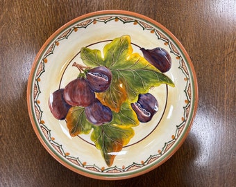 Figs (Figo) Medium Round Serving Bowl/ Fruit Bowl/ Pasta Bowl