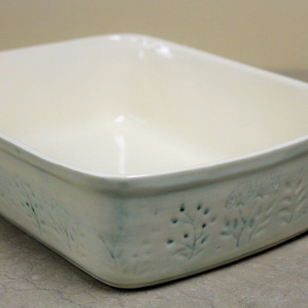 Rectangular Casserole Dish in Rosemary / Portuguese Dinnerware / Cookware / Bakeware / Stoneware / PURE Collection