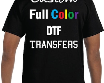 DTF Transfers, Custom DTF Prints, DTF Gang Sheets, Heat Transfers, Wholesale DtF, Direct to Film Transfers, Custom DtF Film