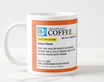 Personalized Prescription Coffee Mug