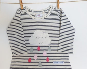 Happy cloud long sleeved top sizes 3-6mths, 6-9mths, 12-18mths and 18-24mths