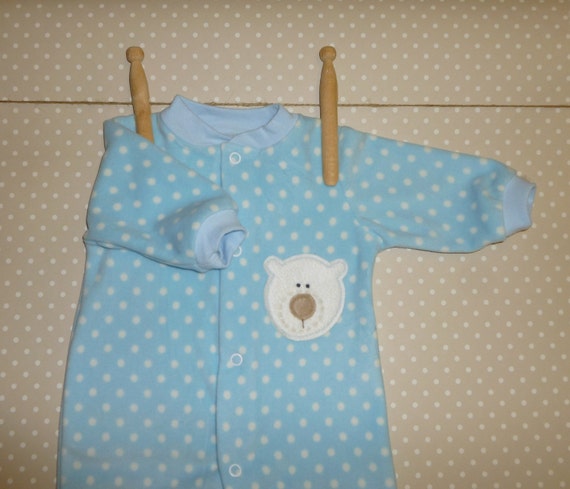 all in one fleece sleepsuit