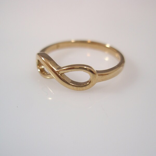 Gold Infinity Ring - Etsy
