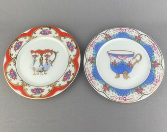 Godinger Yorkshire Salad or Wall Plates Set of 4