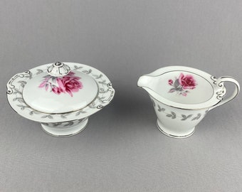 On Sale Made in Germany Rosenthal Shadow Rose Large Coupe SaladSoup Bowl with Gold Rim Fine Dining Dish