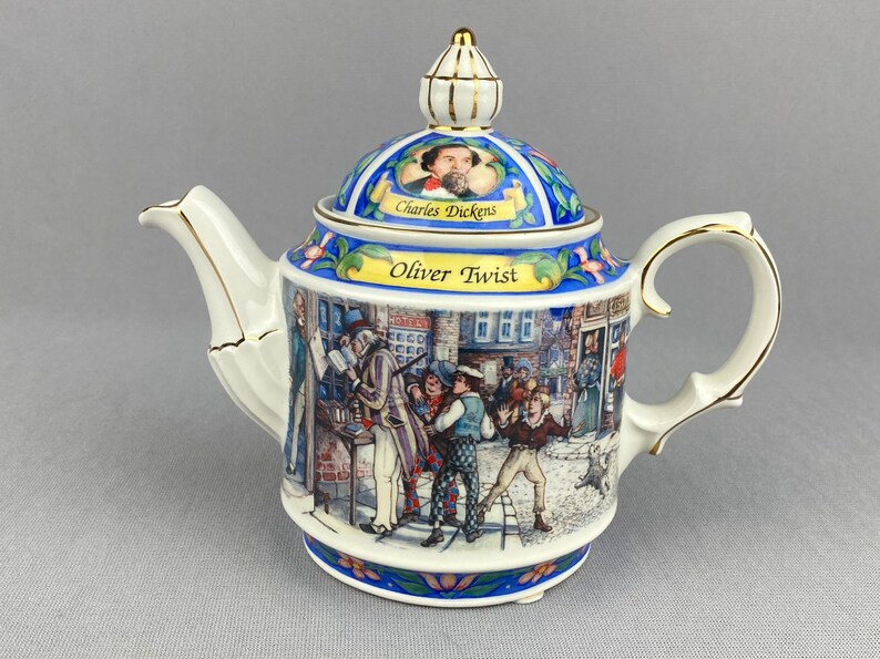 Sadler Charles Dickens Oliver Twist Teapot Vintage Etsy