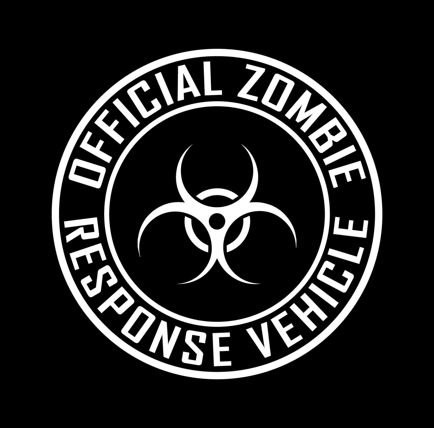 Zombie Response Vehicle Window Decal or Sticker High Quality Etsy
