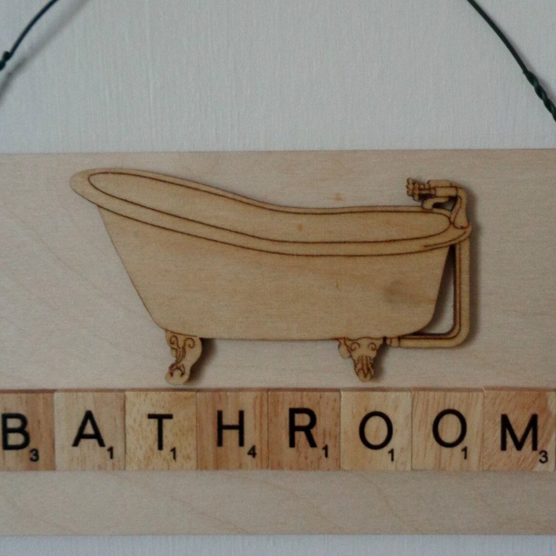 Bathroom door sign toilet plaque Housewarming gift Etsy