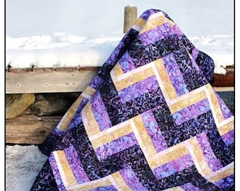 Not Your Mother's Rail Fence - PDF Quilt Pattern