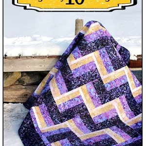 Not Your Mother's Rail Fence PDF Quilt Pattern image 1