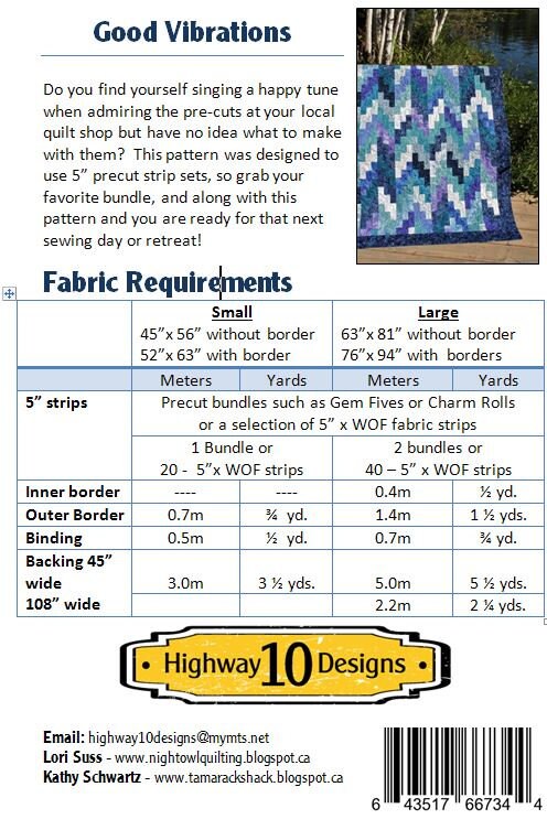 Good Vibrations - PDF Quilt Pattern - Etsy