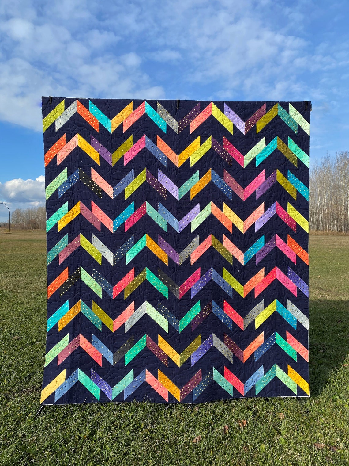 Washboard Road Paper Quilt Pattern Etsy Canada