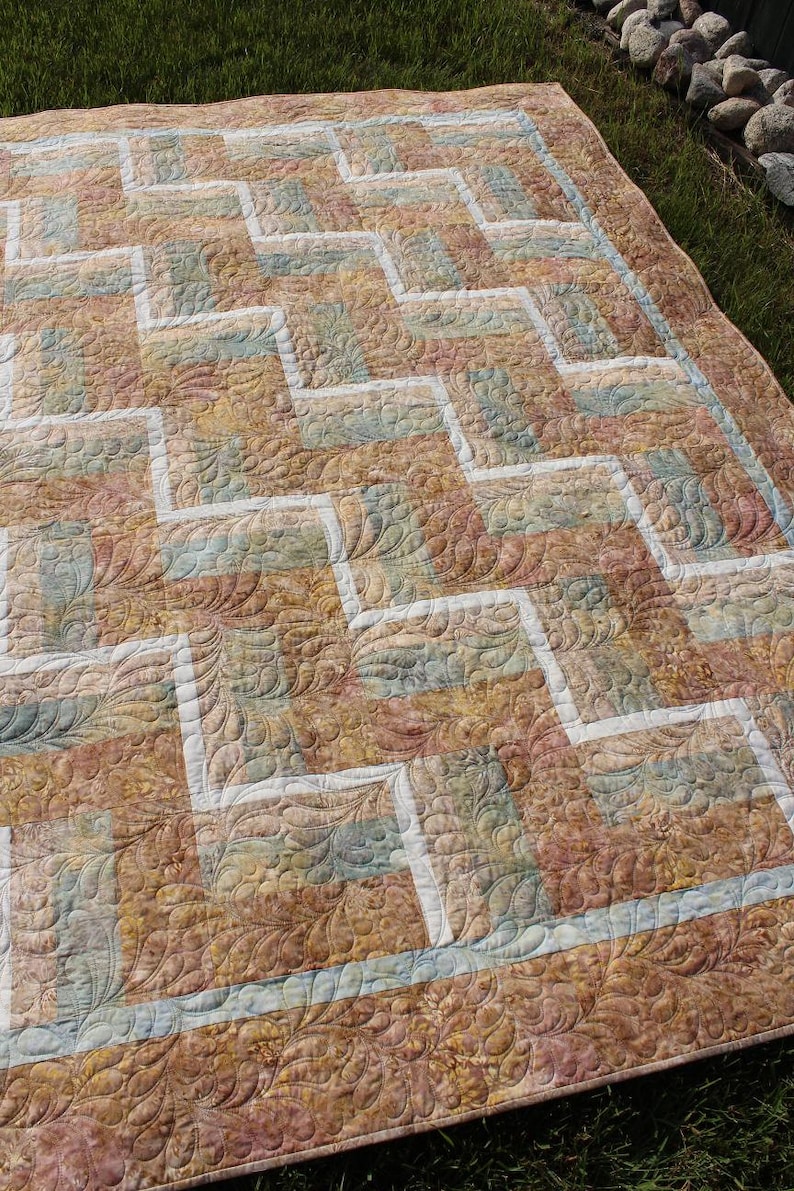 Not Your Mother's Rail Fence PDF Quilt Pattern image 5