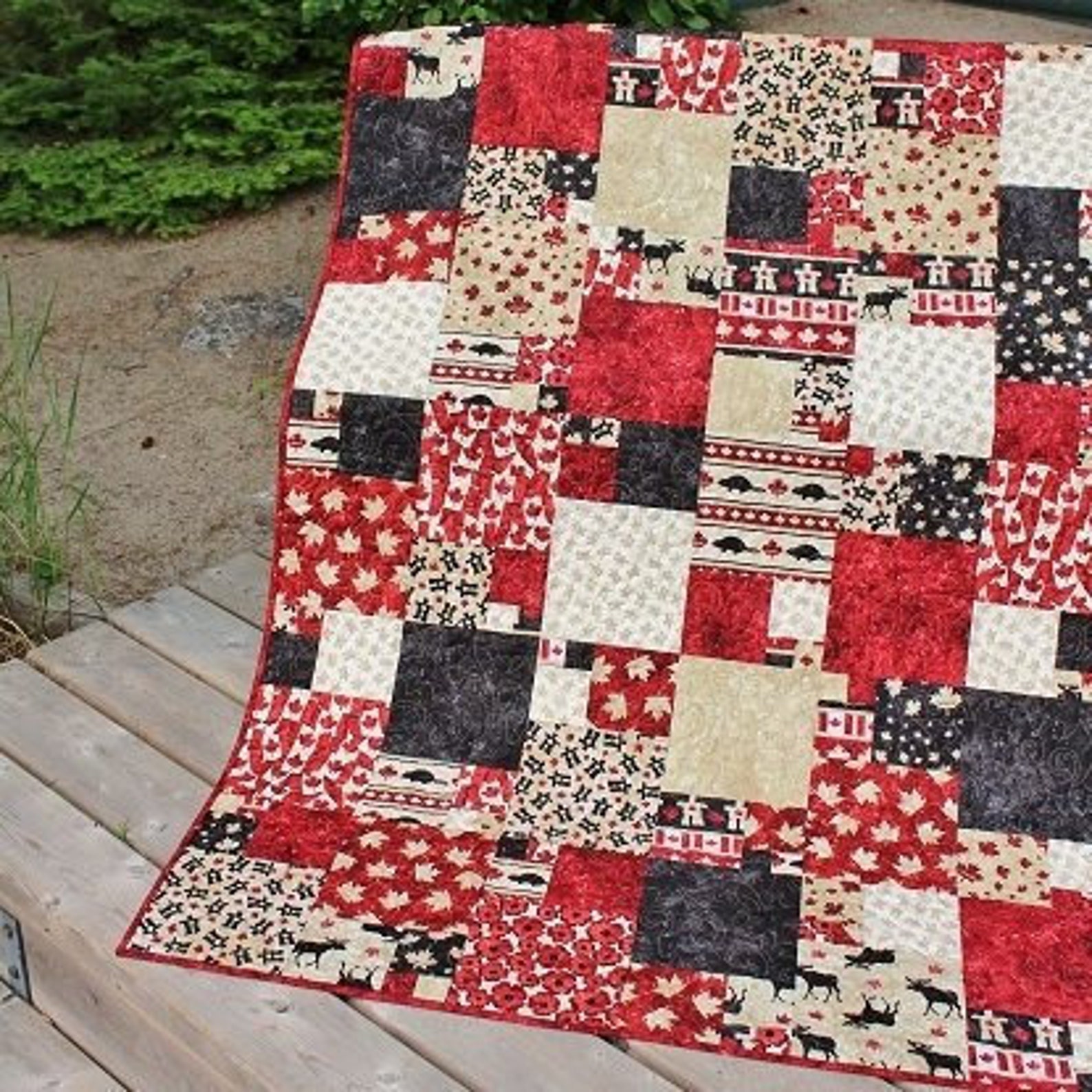 Quarter Sections PDF Quilt Pattern Etsy Canada