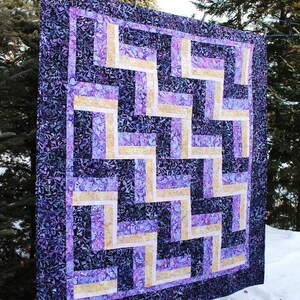 Not Your Mother's Rail Fence PDF Quilt Pattern image 3