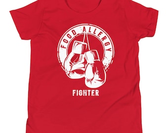 Original Youth Food Allergy Fighter  Short Sleeve T-Shirt