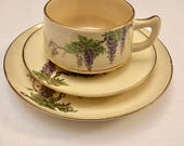 Purple Grapes Satsuma Tea Set