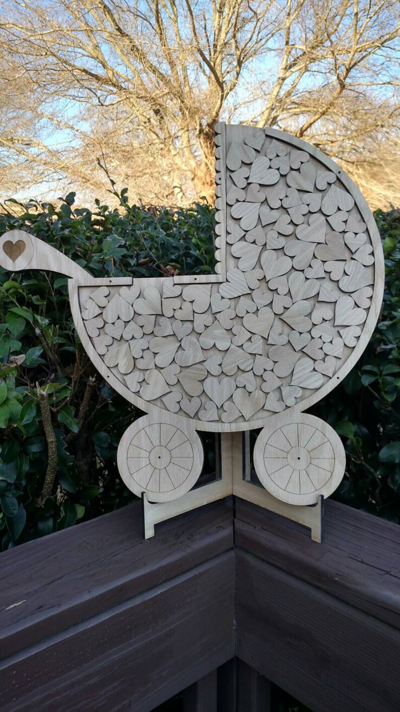 Baby shower drop box guest box / Guest book / baby shower Etsy