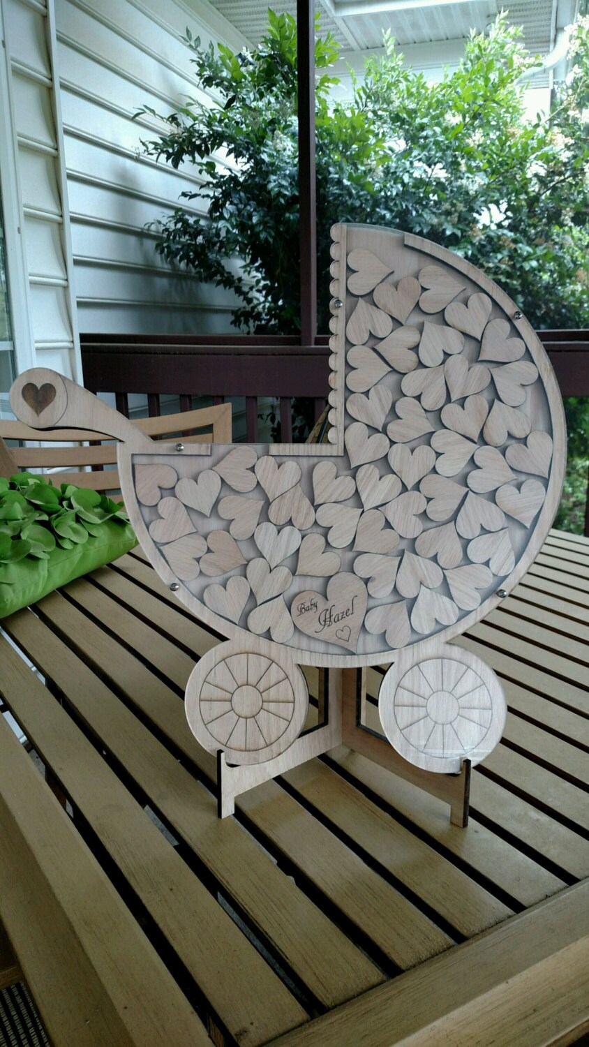 Baby shower drop box guest box / Guest book / baby shower Etsy