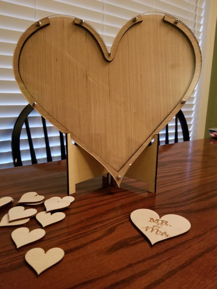 Small Wedding Drop Box Guest Book / Wedding Drop Box Guest Etsy