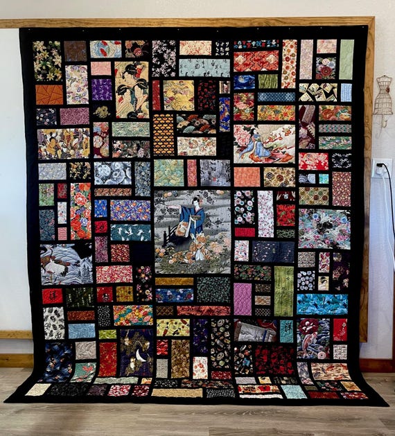 Handmade Japanese Inspired Window Quilt