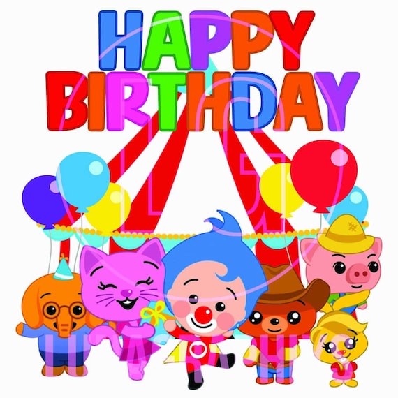 Descarga digital de Plim Plim feliz cumpleaños PNG 300 DPI - Etsy México