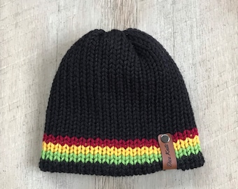 Reggae Baby Beanie | Rasta Baby Hat | Newborn Baby Shower Gift